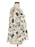 Talbots 100% Polyester Floral Ivory 3/4 Sleeve Blouse Size 0X - photo 4