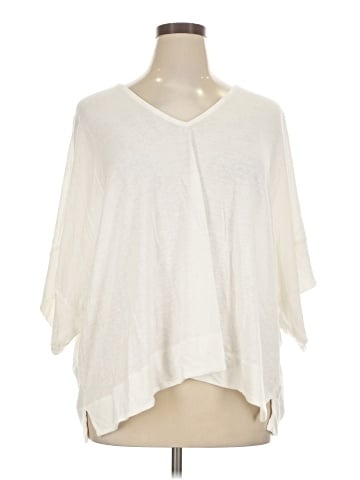 Lands' End 3/4 Sleeve Blouse (view 1)