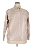 Eddie Bauer Stripes Ivory Long Sleeve Button-Down Shirt Size XXL - photo 1