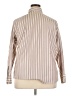 Eddie Bauer Stripes Ivory Long Sleeve Button-Down Shirt Size XXL - photo 2