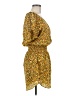BCBGeneration Yellow Casual Dress Size M - photo 4