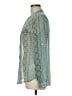 Kut from the Kloth 100% Polyester Teal Long Sleeve Blouse Size M - photo 5