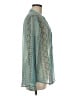 Kut from the Kloth 100% Polyester Teal Long Sleeve Blouse Size M - photo 4