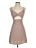 Altar'd State 100% Polyester Solid Tan Cocktail Dress Size XS - photo 1