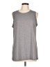 Athleta Gray Sleeveless T-Shirt Size L - photo 1