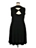 MICHAEL Michael Kors Solid Black Casual Dress Size 2X - photo 2