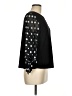CeCe Black Long Sleeve Blouse Size M - photo 4