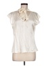 Veronica Beard Ivory Sleeveless Silk Top Size 6 - photo 1