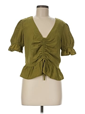 Topshop Short Sleeve Blouse (view 1)