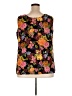 Roaman's 100% Polyester Black Sleeveless Blouse Size 20W - photo 2
