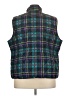 St. John's Bay 100% Polyester Plaid Green Vest Size 2X - photo 2