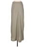 Ann Taylor LOFT 100% Silk Solid Tan Silk Skirt Size 6 - photo 2