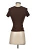 SKIMS Brown Short Sleeve Turtleneck Size S - photo 2