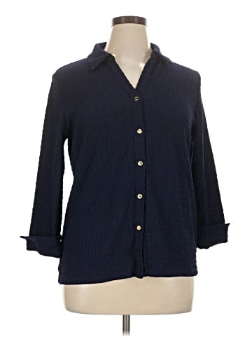 Anne Klein 3/4 Sleeve Blouse (view 1)