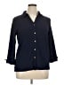 Anne Klein Blue 3/4 Sleeve Blouse Size XL - photo 1