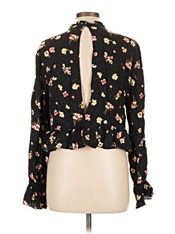 Topshop Long Sleeve Blouse (view 2)