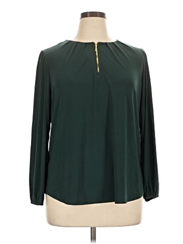 Anne Klein Long Sleeve Blouse (view 1)