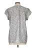 Hilary Radley Silver Short Sleeve Blouse Size L - photo 2
