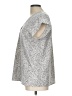 Hilary Radley Silver Short Sleeve Blouse Size L - photo 5