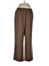 Alfred Dunner 100% Polyester Solid Brown Casual Pants Size 12 - photo 1