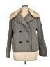 Ann Taylor LOFT Chevron-herringbone Gray Coat Size XL - photo 1