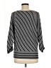 Tracy M. Chevron-herringbone Gray Pullover Sweater Size M - photo 2