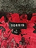 Torrid 100% Rayon Red Long Sleeve Blouse Size 3X Plus (3) - photo 7