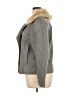 Ann Taylor LOFT Chevron-herringbone Gray Coat Size XL - photo 5