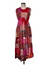 Assorted Brands Paisley Red Casual Dress One size - photo 1