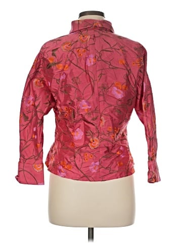 Carlisle 3/4 Sleeve Silk Top (view 2)