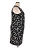 Nine West Graphic Black Cocktail Dress Size XXL - photo 4