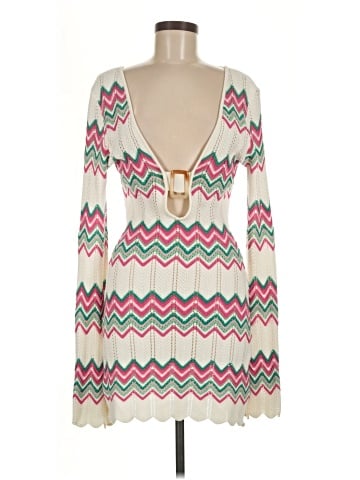 Ecru Casual Dress (view 1)