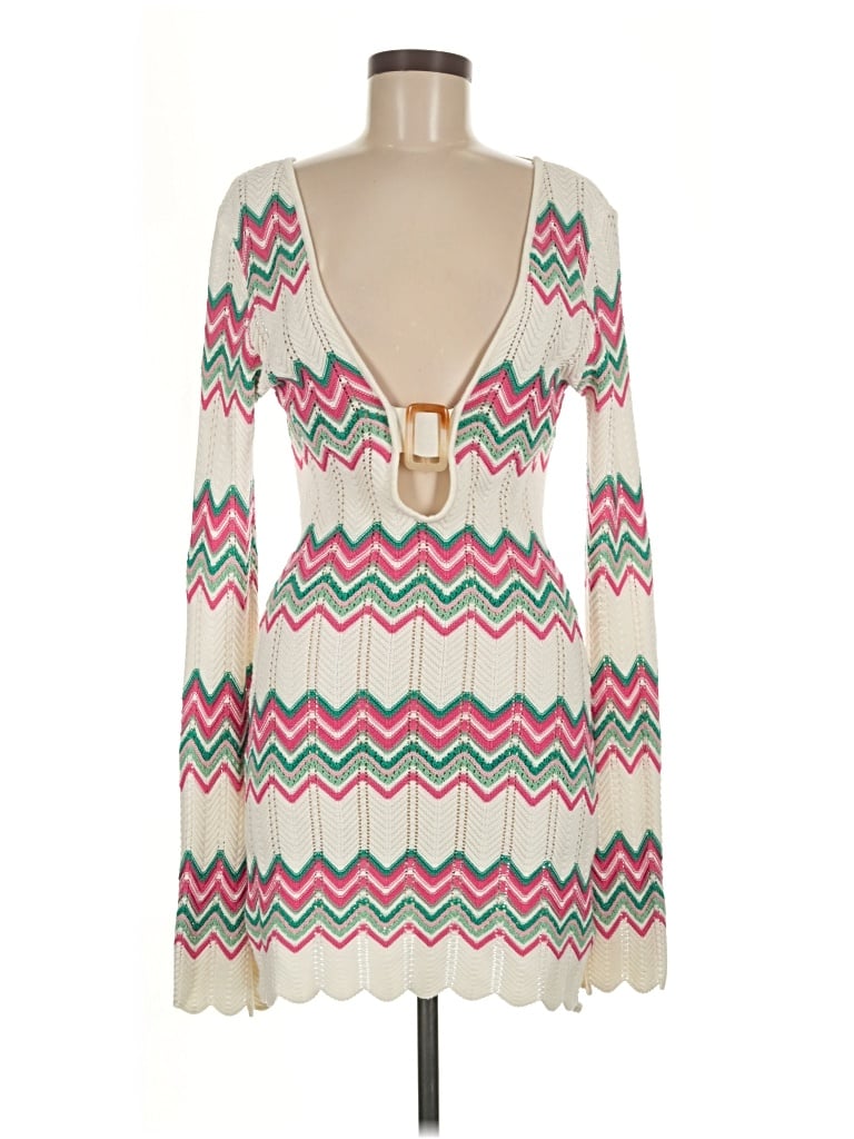 Pre-owned Ecru Casual Dress In Ivory
