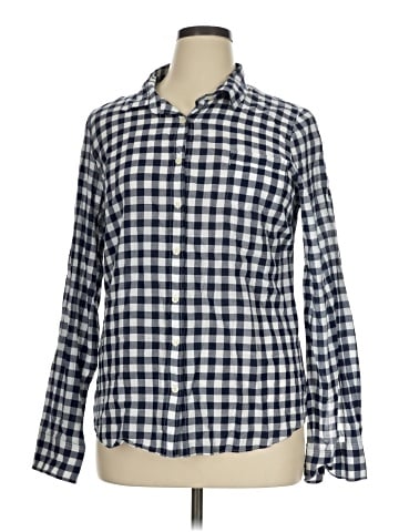 J.Crew Factory Store Long Sleeve Button-Down Shirt (view 1)