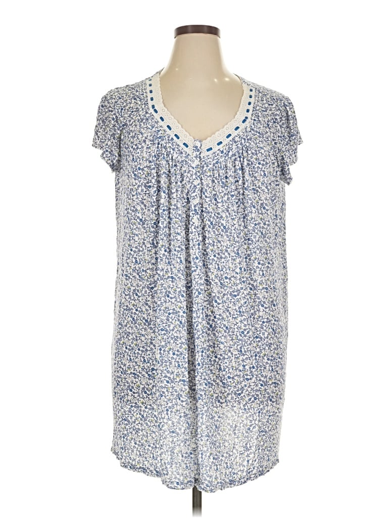 Pre-owned Croft & Barrow Casual Dress In Blue
