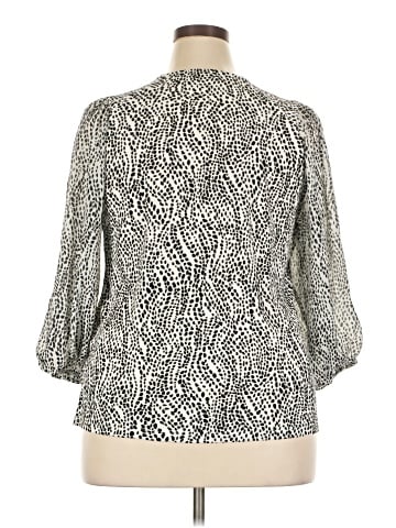 Simply Vera Vera Wang 3/4 Sleeve Blouse (view 2)