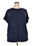 Automet Solid Blue Short Sleeve T-Shirt Size XXL - photo 1
