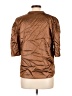 Glam 100% Polyester Brown 3/4 Sleeve Blouse Size L - photo 2