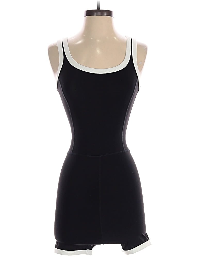 Pre-owned Set Active Romper In Black