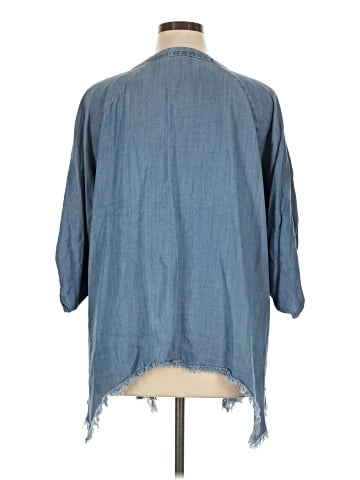 Hester & Orchard 3/4 Sleeve Button-Down Shirt (view 2)