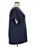 Automet Solid Blue Short Sleeve T-Shirt Size XXL - photo 4