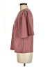 Como Black Burgundy 3/4 Sleeve Top Size M - photo 5