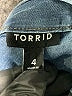 Torrid 100% Tencel Blue Sleeveless Blouse Size 4X Plus (4) - photo 7