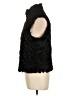 Guess 100% Polyester Black Faux Fur Vest Size L - photo 5