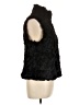 Guess 100% Polyester Black Faux Fur Vest Size L - photo 4