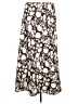 Halogen 100% Polyester Print Brown Casual Skirt Size XL - photo 2