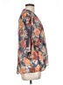 North Style 100% Polyester Floral Orange Gray Kimono Size L - photo 1