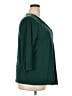 Lane Bryant Green 3/4 Sleeve Blouse Size 18 - 20 Plus - photo 4