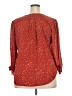 Fun2Fun 100% Polyester Stars Red 3/4 Sleeve Blouse Size XXL - photo 2