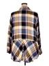 Talbots 100% Rayon Plaid Purple Long Sleeve Button-Down Shirt Size 2X - photo 2